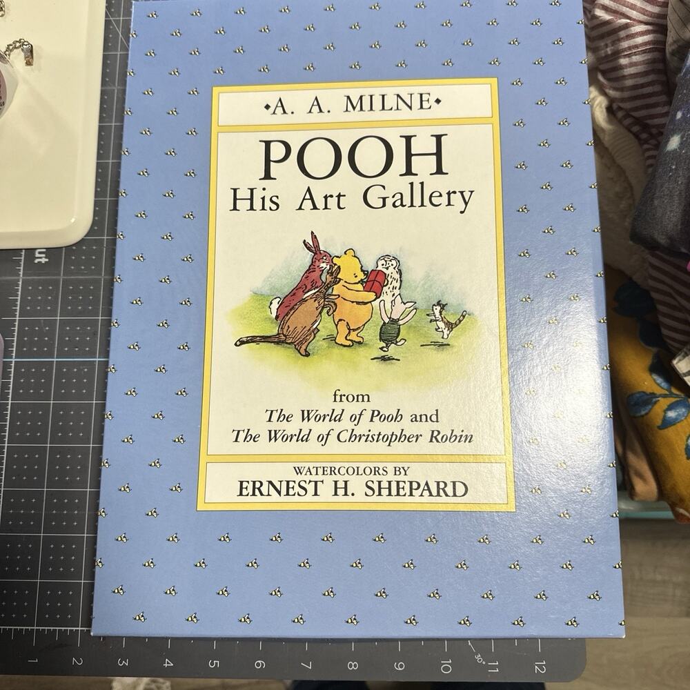 POOH: His Art Gallery Watercolor 8 Prints by Ernest H. Shepard 1957 Nursery Artk